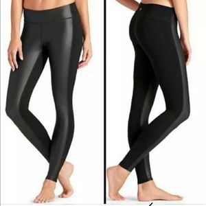 Athleta leather leggings